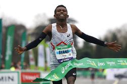 Na pariškem maratonu zmaga Etiopijcu in Kenijki