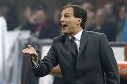 Allegri: 20 golov na 21 tekmah je pač preveč