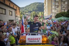 Peter Kauzer sprejem Hrastnik Rio 2016