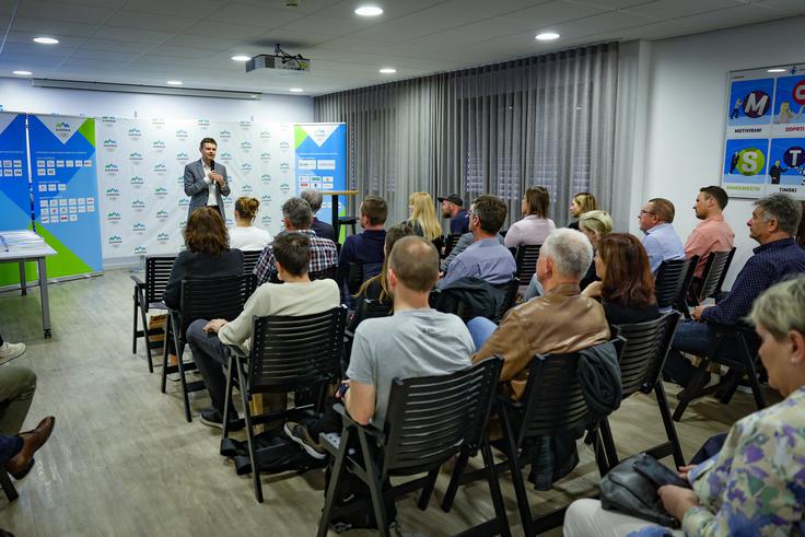 Podelitev certifikatov špotnikom, Telekom Slovenije. | Foto: Ana Kovač