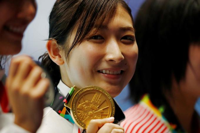 Ikeejeva je že pred tem s petim osvojenim zlatom postala šele osma športnica, ki je na enih igrah osvojila vsaj pet zlatih odličij in sedma športnica, ki je osvojila sedem medalj kakršnega koli leska. | Foto: Reuters