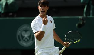 Brez senzacije v Wimbledonu, Carlos Alcaraz tokrat nadvse zanesljiv