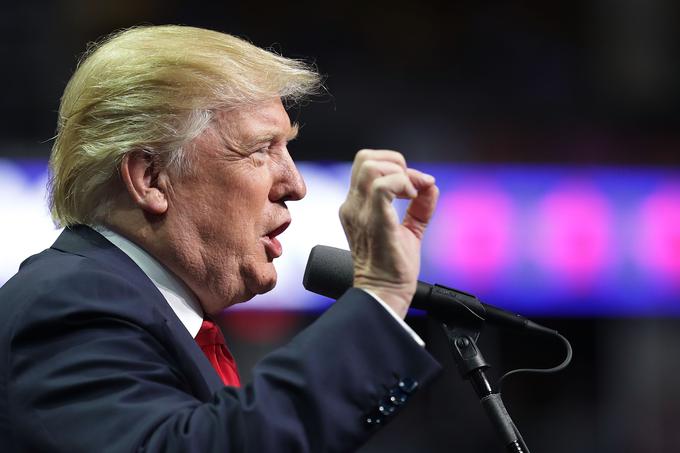 Trump je kot osebnost zelo nepredvidljiv. | Foto: Getty Images
