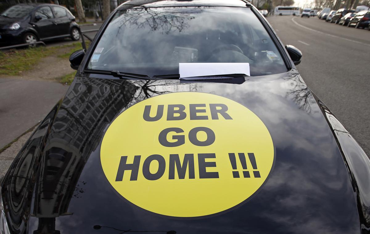 Uber, Pariz, protesti, taksi | Foto Reuters
