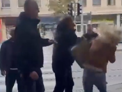 Znani podjetnik udaril žensko, izbruhnil je večji pretep #video
