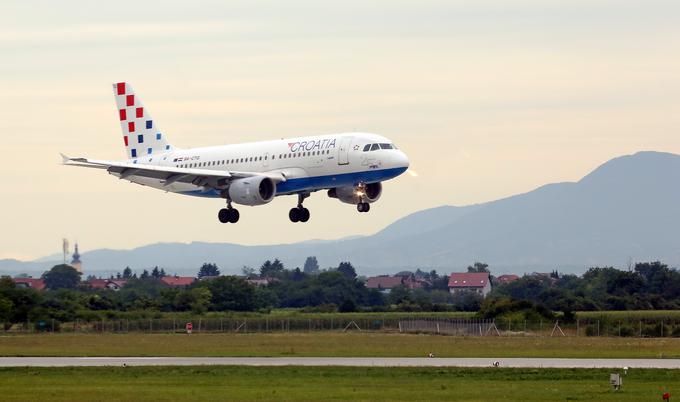 Hrvaškemu letalskemu prevozniku Croatia Airlines je vsak dan stavke povzročil okrog 200 tisoč evrov neposredne škode. | Foto: STA ,