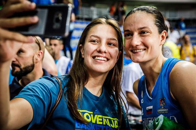 Nika Barič se podobno kot njene soigralke nadeja dobrega rezultata. | Foto: Vid Ponikvar