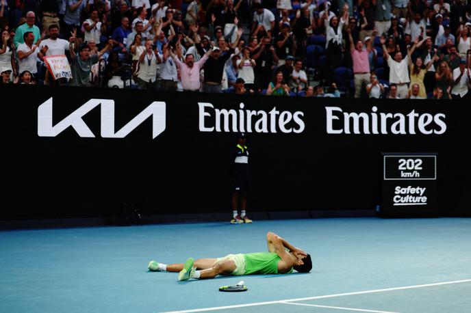 Carlos Alcaraz | Carlos Alcaraz se je prvič v karieri uvrstil v finale OP Avstralije. | Foto Reuters
