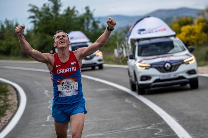 Hrvaški ultramaratonec Robert Radojković je dosegel novo zmago na teku Wings. Dvakrat je zmagal v Zadrzu in enkrat v Ljubljani. | Foto: Red Bull Content Pool