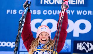 Klaebo do 101. zmage, Diggins do prve v svoji zadnji sezoni