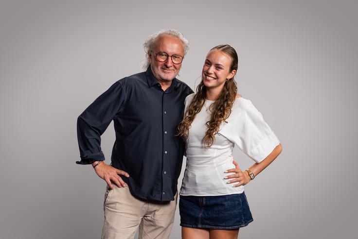 Peter Bratuša in Uma Štader | Foto: Luka Petrič