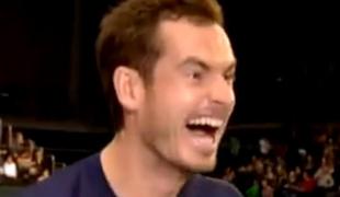 Andy Murray je svojega kolega spravil v zadrego (video)