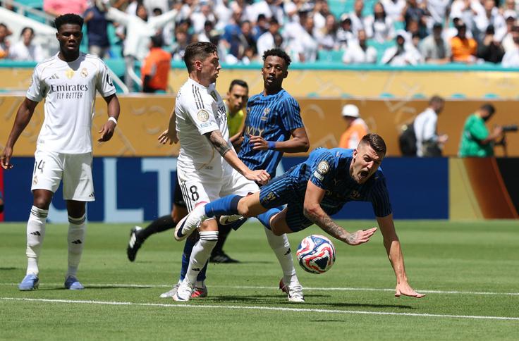 Real Madrid in Al Hilal sta se razšla brez zmagovalca. | Foto: Reuters