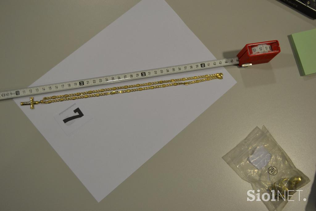 Zasežen nakit, Celje