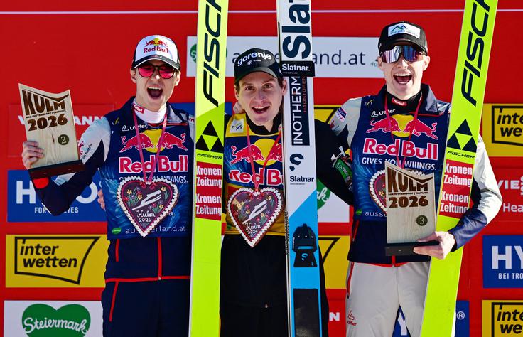 Najboljša trojica. | Foto: Reuters