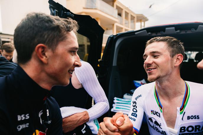 Florian Lipowitz Remco Evenepoel | Floran Lipowitz bo pred Tourom nastopil še na dirki Po Sloveniji, Remco Evenepol pa se bo posvetil treningu.  | Foto Red Bull – BORA – hansgrohe | Maximilian Fries