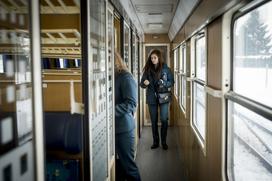Ženske v moških poklicih vlak sprevodnica vlakovodja