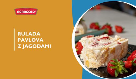Recept za rulado Pavlova z jagodami