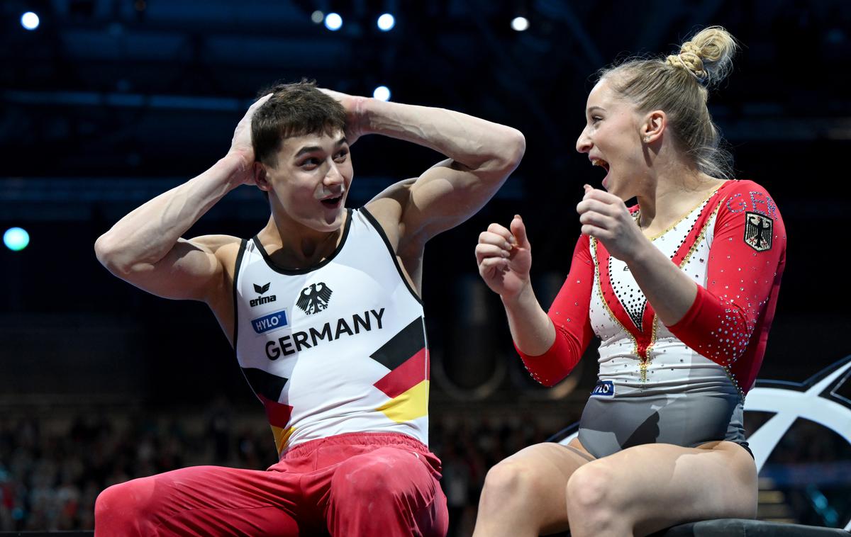 Karina Schönmaier Timo Eder | Timo Eder in Karina Schönmaier sta zmagovalca premierne tekme mešanih parov na EP. | Foto Guliverimage
