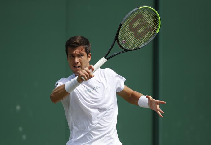 Aljaž Bedene se je na letošnjem turnirju v Wimbledonu uvrstil v tretji krog. | Foto: Guliverimage/Vladimir Fedorenko