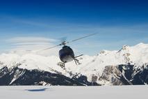 smučanje helikopter hribi zima počitnice