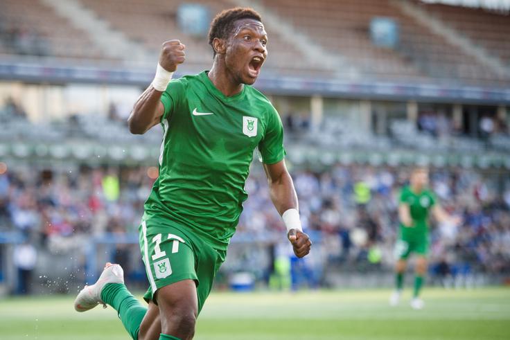 Abass je bil učinkovit tudi na gostovanju. | Foto: SPS/NK Olimpija Ljubljana