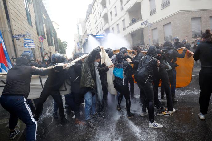 Protest v Frankfurtu | Foto Reuters