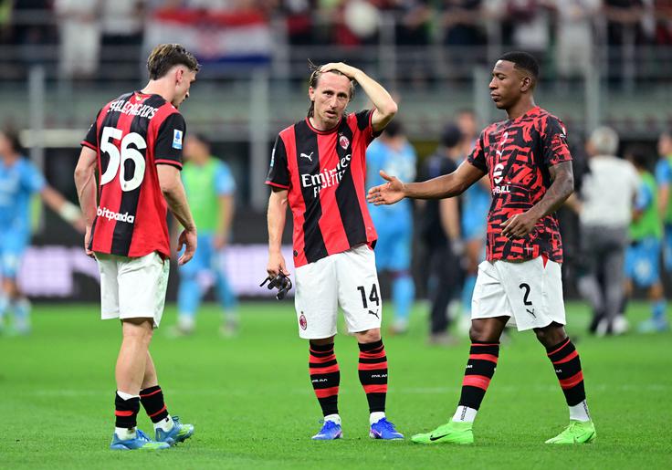 Mllanu in Modriću se je v serie A dolgo časa nasmihal nastop v ligi prvakov, na koncu pa je italijanski velikan izpadel iz kroga najboljše četverice. | Foto: Reuters