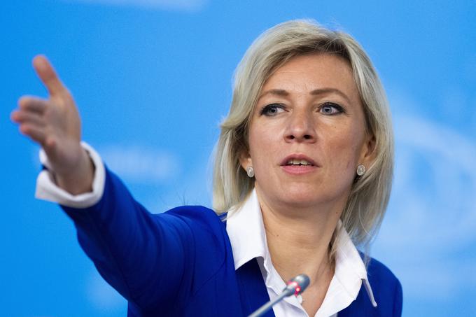 Predstavnica ruskega zunanjega ministrstva Maria Zaharova.  | Foto: Guliverimage/AP