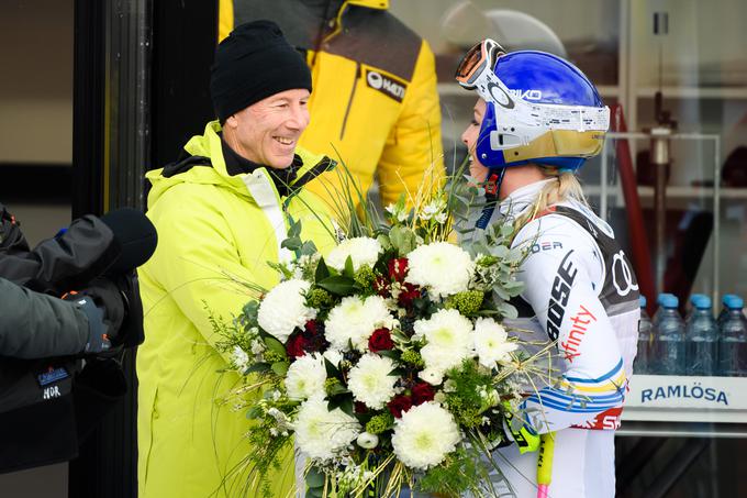 Lindsey Vonn je ob slovesu čestital tudi Ingemar Stenmark. | Foto: Reuters