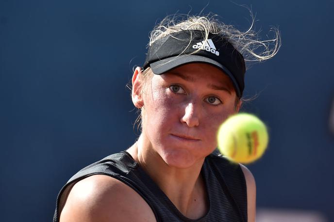 Kaja Juvan | Kaja Juvan je na presenečenje vseh odpihnila 32-letno Nemko Angelique Kerber. | Foto Guliver/Getty Images