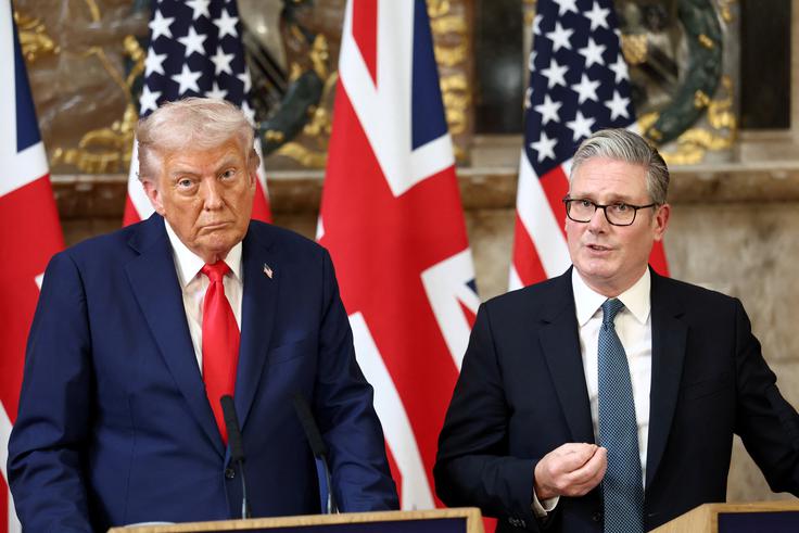 Donald Trump in Keir Starmer Donald Trump in Keir Starmer | Foto: Reuters