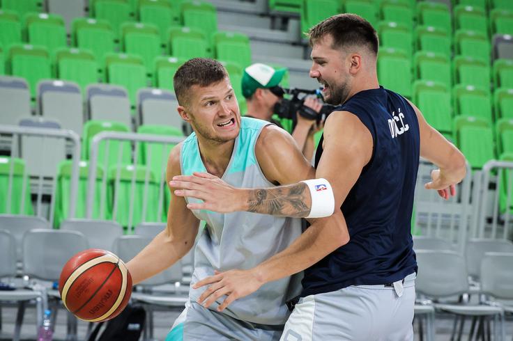 Z Luko Dončićem ga veže veliko prijateljstvo. | Foto: Daniel Novaković/STA