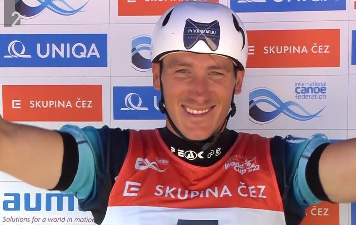 Luka Božič | Slovenski kanuist Luka Božič je na prvi tekmi svetovnega pokala v slalomu na divjih vodah pokoril vso konkurenco. 