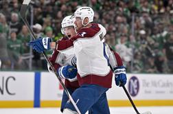 Colorado končal rekordno serijo Dallasa, San Jose izgubil dramatično tekmo