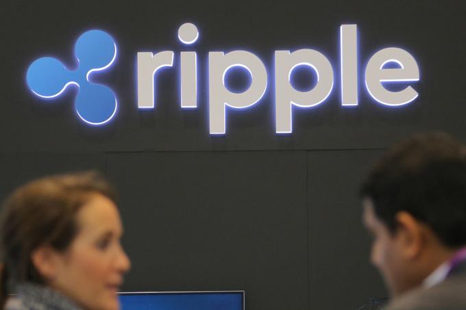 Prepoznavni logotip podjetja Ripple.  | Foto: Reuters