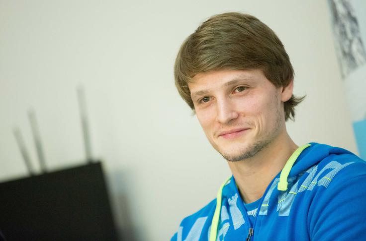 Jure Dolenec je prva slovenska izbira na desnem zunanjem položaju. | Foto: Vid Ponikvar