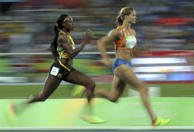 Dafne Schippers in Elaine Thomson se bosta pomerili v teku na 200 metrov. | Foto: Reuters