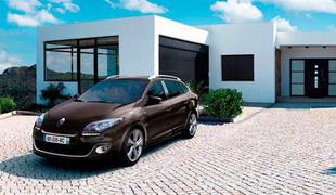 Družina megane z novo masko in nekaterimi tehničnimi dodatki