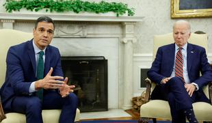 Biden in Sanchez o migracijah, Ukrajini in dvostranskih odnosih