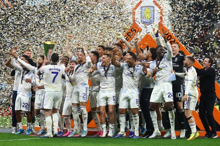 Aston Villa je prejšnji teden v finalu evropske lige nadigrala Freiburg. | Foto: Reuters