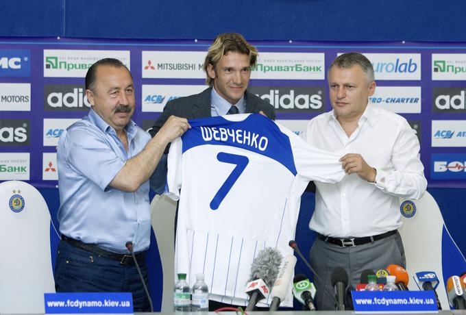 Slovenski reprezentant bo je v Dinamu nasledil številko 7 legendarnega Andrija Ševčenka. | Foto: Reuters