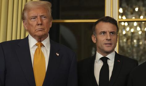 Macron obsoja Trumpa: Tega zavezniki ne počnejo