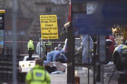 Teroristični napad v Londonu: štirje mrtvi, 20 hudo poškodovanih