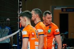 V živo: ACH Volley po hudem boju osvojil drugi niz in spet vodi