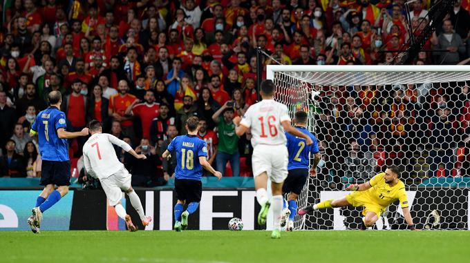 Alvaro Morata je v 80. minuti izenačil. | Foto: Reuters