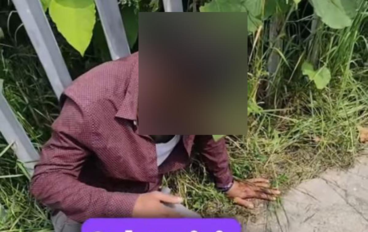 Pedofil | Fotografija s posnetka, ki je pretekli konec tedna zaokrožil na družbenih omrežjih | Foto Tiktok/Edo1King