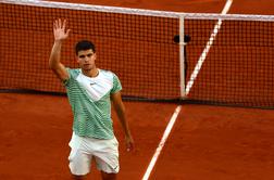 Branilec naslova Alcaraz odpovedal Roland Garros