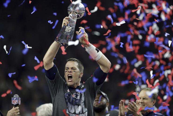 Največkrat je Lombardijev pokal v zrak dvignil Tom Brady − sedemkrat. | Foto: AP / Guliverimage