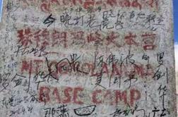 Kitajska je odločila: grafitarjem na Everestu bo stopila na prste